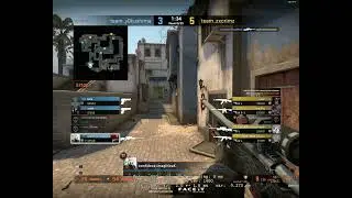 1v4 de_mirage AWP/AK FACEIT