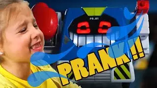 PRANKING my little SISTER with the REALLY RAD ROBOT PRANK BRO