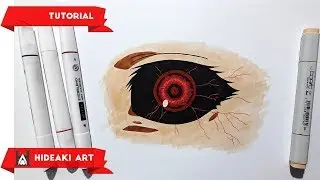 How to Draw a Ghoul Eye || DRAWING TUTORIAL