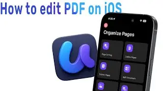 How to edit PDF on iOS | UPDF editor