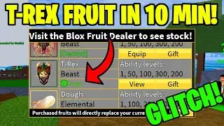 HOW TO GET T-REX FRUIT FOR FREE IN 10 MINUTES!