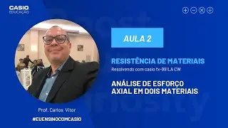 Análise de Esforço Axial em Dois Materiais