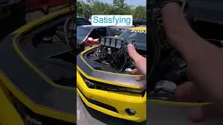 Modified Chevrolet Cammaro sound, Supercharger Sound, American Muscle car,  