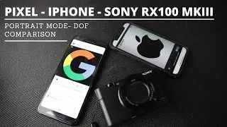 PIXEL VS IPHONE VS COMPACT CAMERA (Sony RX100 MKIII) Portrait mode - DOF, BOKEH Comparison