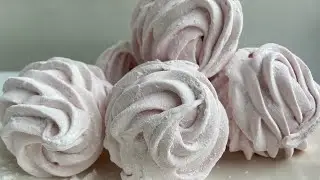 Клубничный заварной ЗЕФИР! Получится с первого раза. Зефир/Оңай рецепт