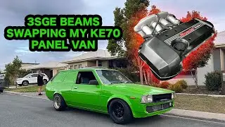 3SGE BEAMS SWAPPING MY KE70 PANEL VAN