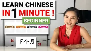 Learn Chinese IN 1 MINUTE with AOE ChinEase! Beginner Level!