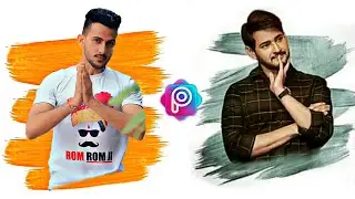 brush Portrait || brush effect PicsArt || brush effect photoshop || Vinay Thakur || being Creator