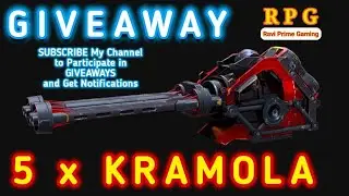 War Robots. KRAMOLA GIVEAWAY 5 x KRAMOLA. The New Homing Light Machine Gun. #WRwinKramola