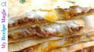 Cheesy Ground Beef Quesadillas