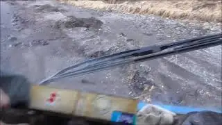 В магазин по морю на КАМАЗе. Сахалин.