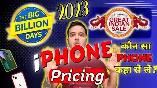 iPhone Price Comparison on Flipkart Big Billion Days 2023 Vs Amazon Great Indian Festival 2023