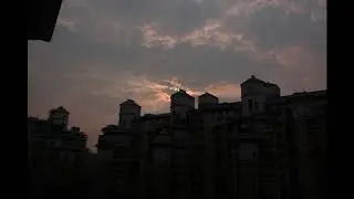 Sunset Time Lapse From my Balcony : P