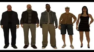 Персонажи GTA San Andreas [русские субтитры]