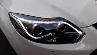 Headlights Ford Focus 3 2011-2015 model-12 bifocal lens | www.vashbagazh.ru
