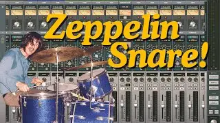 Mixing: Led Zeppelin style Snare Drum (home recording)