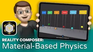 How to use Materials & Dynamic Physics with Reality Composer on iPad