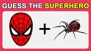 Guess the Superhero by only 2 Emoji! Marvel & DC Superheroes Hard Emoji Quiz