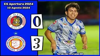 CD FAS vs. I.Metapán FULL GAME [0-3] -8.10.2024- ES Apertura 2024