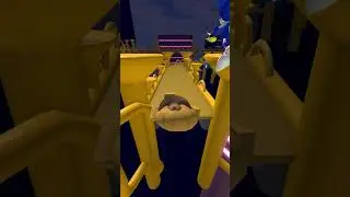Gegagedigedagedago Omega Nugget races Sonic 🤯 #shorts