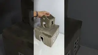 Make a Beautiful House With Clay #shorts #theprince #clayhouse #ytshorts