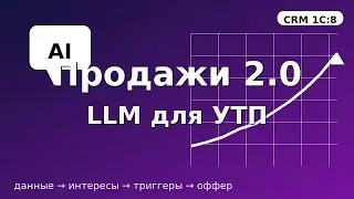 1 Концепция персонализации УТП с помощью LLM на основе клиентских данных