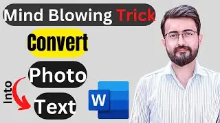 📷  Photo into Text | How to Convert Image to Word Document | Urdu/ Hindi Microsoft Word Tutorial