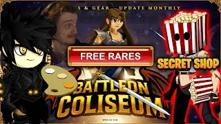 New Secret Shop! Rare Drops and Customizer pet! AQWorlds