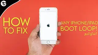 How to Fix IOS 14 Boot-Loop on any iPhone/iPad in Tamil🔥! -iPhone 12 Giveaway 🔥🔥🔥