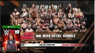 WWE 2K19 | 30-man Royal Rumble | 029