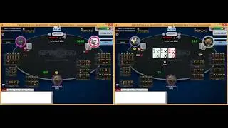arronwilson two tabling $100 Spin and Go on Pokerstars