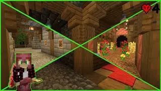 I built an underground villager trading hall in hardcore minecraft!