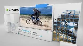 Cube Assemble Slideshow | After Effects Template | Video Displays