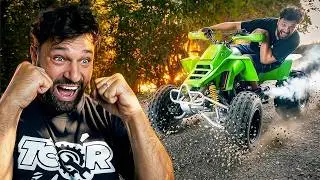 WE'RE RESTARTING THIS MONSTROUS QUAD YOU CAN'T FIND IN FRANCE! 1988 KAWASAKI TECATE 4!