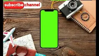 Non copyright mobile frame green screen full HD to use in screen recorded video || creative commen