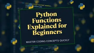 Python Functions Explained | Beginner Python Tutorial (W3Schools)