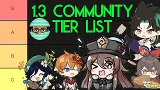 1.3 Community Tier List by Vote | Genshin Impact | New: Hu Tao & Xiao | Changes: Keqing, Qiqi & MORE