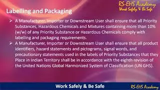 India REACH Regulation Draft