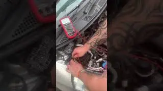 Vehicle battery parasitic drain test