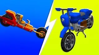 Noob VS. Pro Motorcycle Challenge - Scrap Mechanics | JeromeACE
