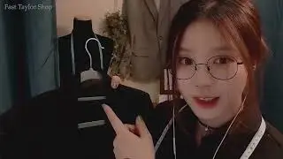 Yoon Ying ASMR Fast Tingle Taylor Shop 빠른속도 테일러샵 바쁜손님위한 맞춤정장가게 l 스크랩북,치수재기,가봉,바느질,넥타이 등등..