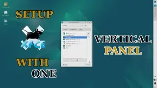 Setup Xfce with one vertical panel
