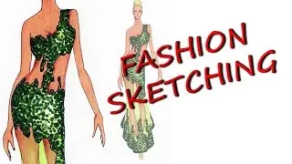 Fashion sketches. Sketch fashion design or Fashion Illustration part 2 | Inna Wolf
