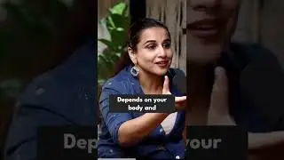 Vidya Balan About The Burden Of Body Image #vidyabalan #celebrity #interview