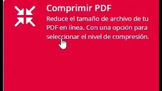 Reducir el tamaño de archivos PDF (PDF2GO)