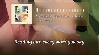 Gotye, Kimbra - Somebody That I Used To Know | Lyrics 4K