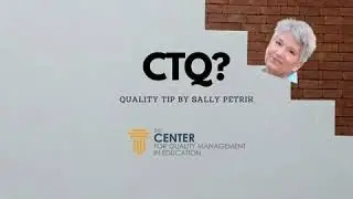 What is CTQ and what does it have to do with school improvement?