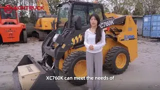 Efficiency Meets Durability: XCMG XC760K Skid Steer Loader