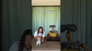 POV: You try to teach 😂 #cgi #3danimation #3d #walle