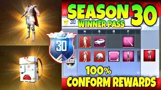Pubg Mobile lite season 30 winner pass | Season 30 winner pass pubg lite all rewards